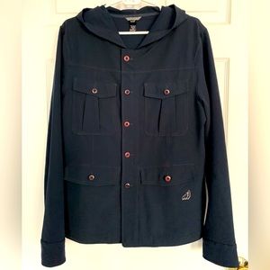 Moosejaw utility jacket in Navy size M